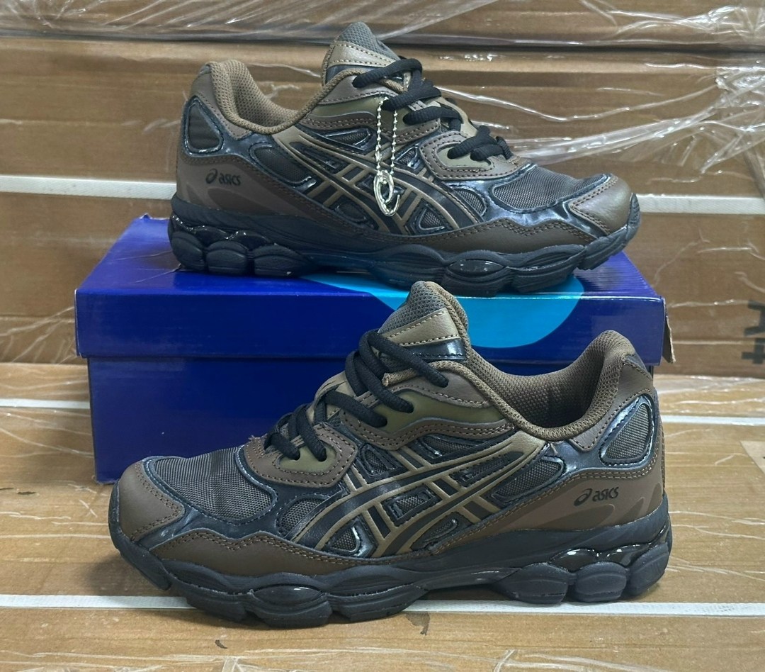 мужская  asics gel-nyc lifestyle темно коричневый,кроссовки,кроссовки asics,кроссовки гель nyc asics коричневый,кроссовки gel nyc asics