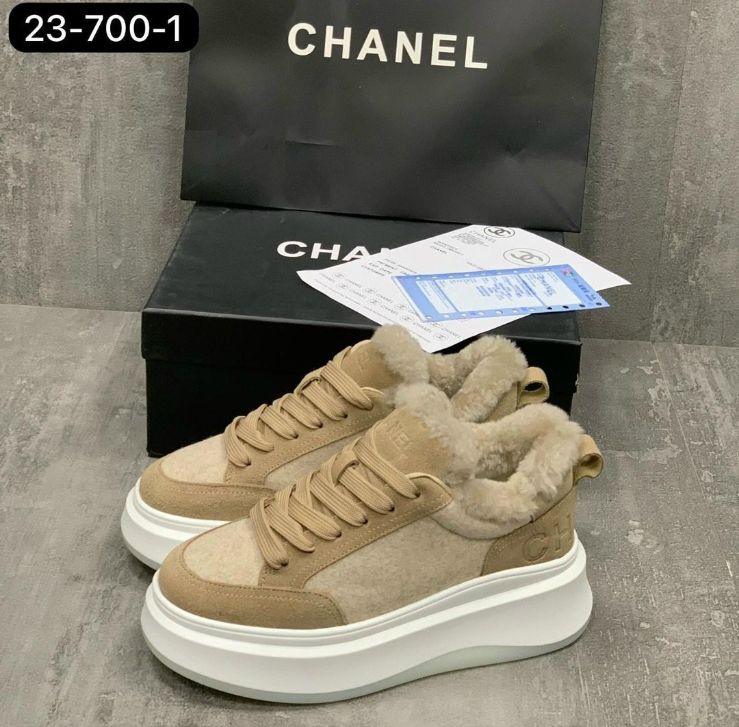 кеды chanel зимние premium shoes,кеды chanel зимние,,кеды chanel зимние premium shoes 261162927,кроссовки женские зимние chanel