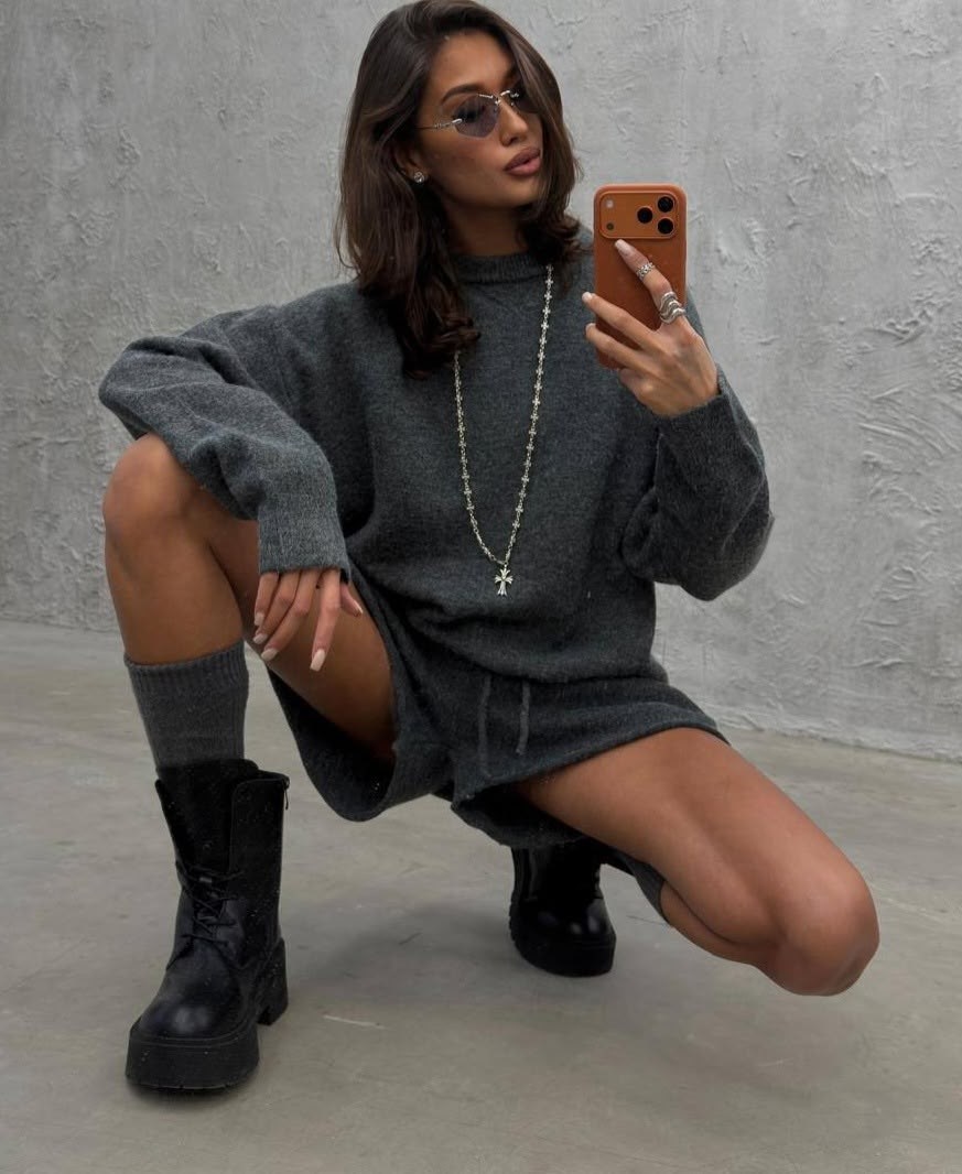 трикотажные костюмы,вязаные костюмы,трикотажный костюм с шортами,кашемировый костюм,женские костюмы