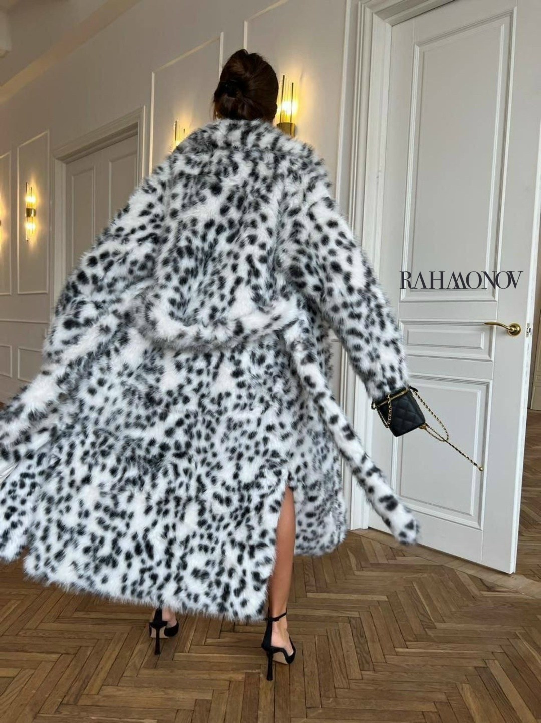 шуба длинная,шуба,удлиненная шуба из экомеха под рысь,шуба из рыси,шуба рысь 2025