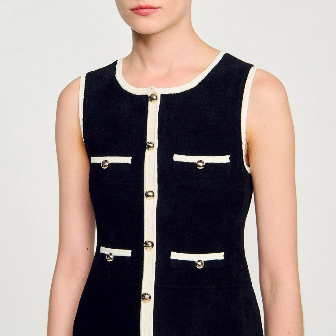 трикотажное платье,женское платье,платье в стиле шанель,платье в стиле,трикотажное платье в стиле