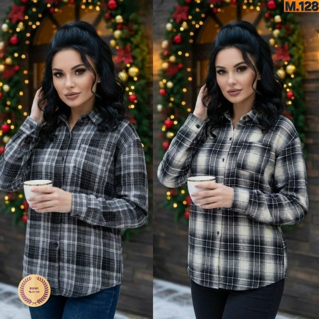 рубашка женская в клетку,рубашка женская,рубашка в клетку,рубашка теплая в клетку,женская рубашка теплая в клетку