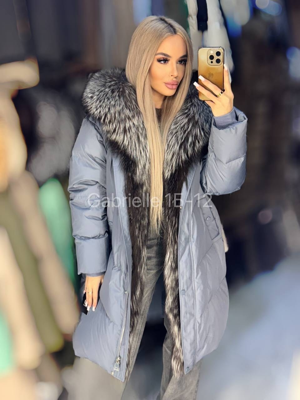 пуховик с мехом,пуховик с капюшоном с мехом чернобурки,пуховик женский с натуральным мехом,пуховик с чернобуркой,пуховик с натуральным мехом чернобурки