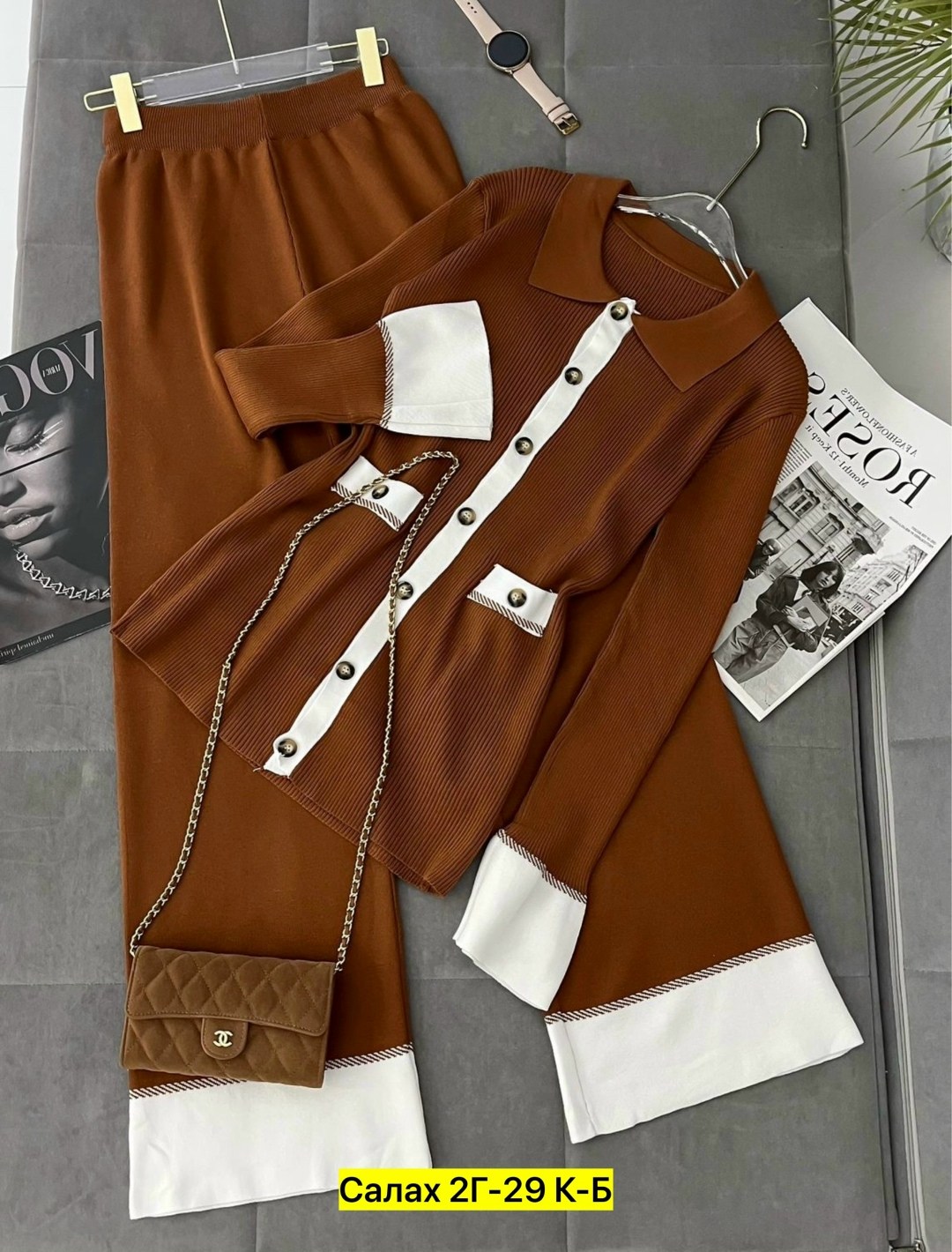 трикотажные костюмы,брючный костюм,костюм модный,вязаные костюмы,вязаный костюм женский