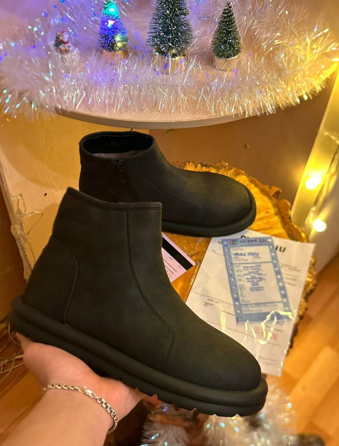 ,зимняя женская ,модные ботинки,короткие ботинки, зимняя