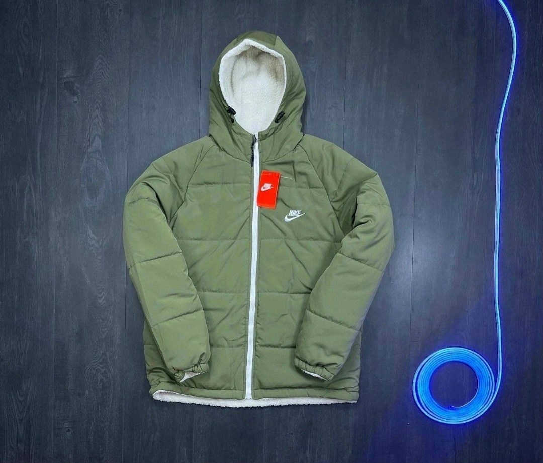 демисезонная куртка nike,зимняя куртка nike,куртка двухсторонняя nike,куртка,куртка зимняя мужская nike цвет зеленый