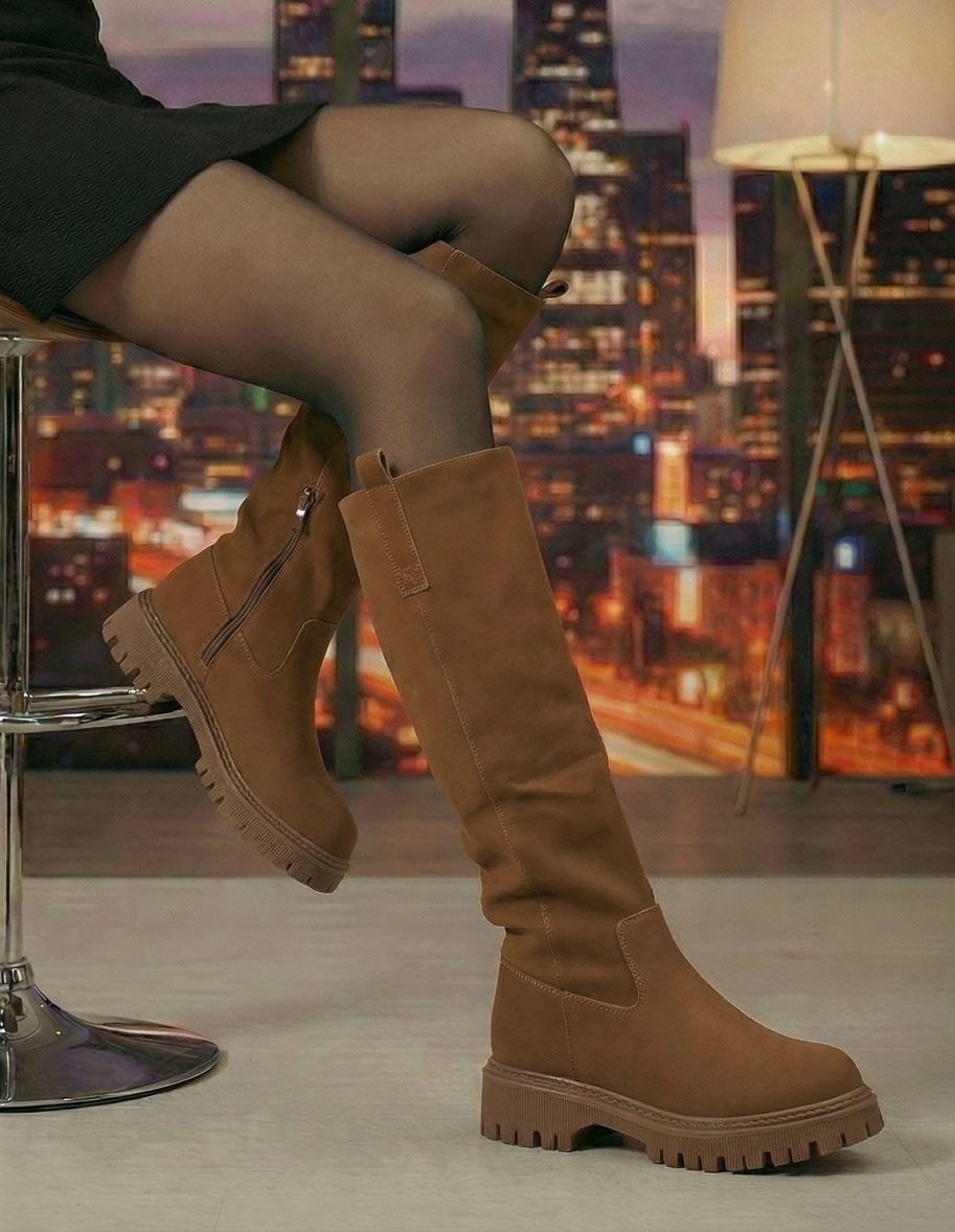 сапоги женские,замшевые сапоги,сапоги женские осенние натуральная замша reversal,сапоги высокие,сапоги