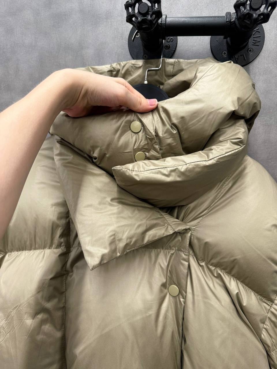 толстая теплая куртка-пуховик,толстая теплая куртка-пуховик bkqu,стильные пуховики,пуховик дутый оверсайз женский,куртка оверсайз
