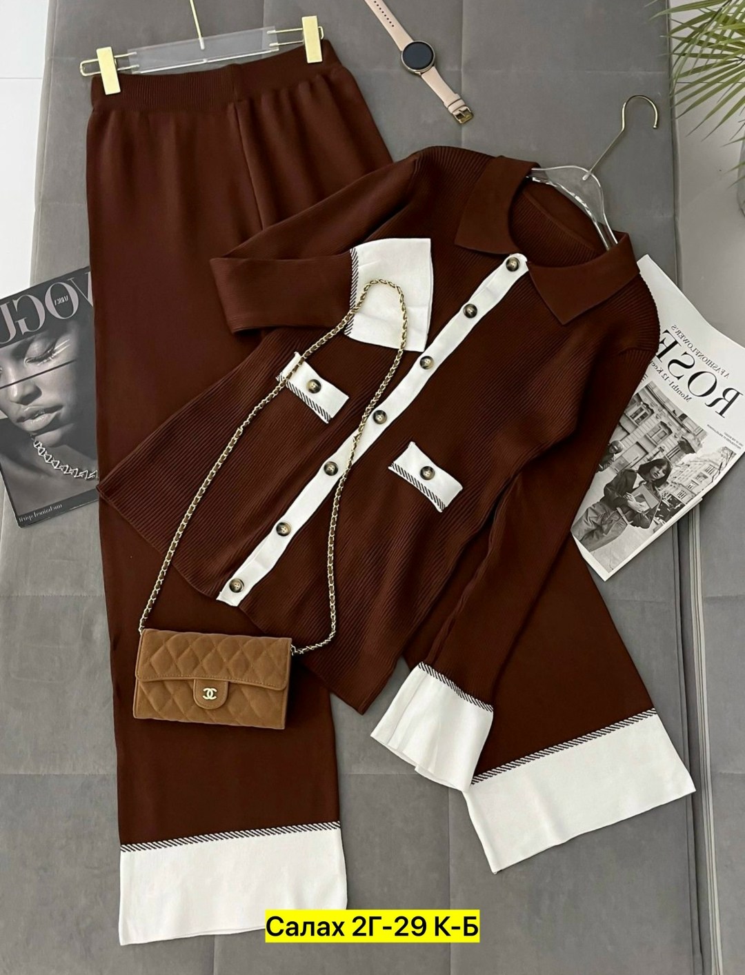 трикотажные костюмы,брючный костюм,костюм модный,вязаные костюмы,вязаный костюм женский