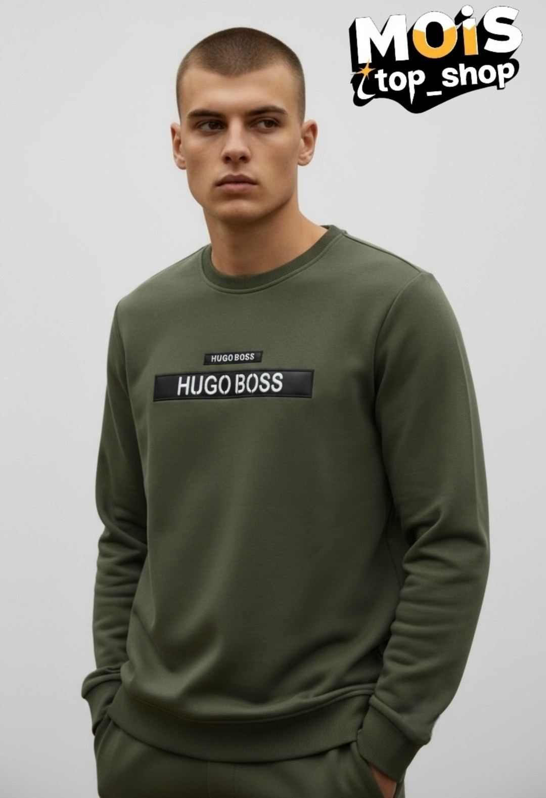 свитшот хьюго босс черный,мужские свитшоты,черная кофта хьюго босс,свитшот мужская,свитшот hugo boss мужской черный