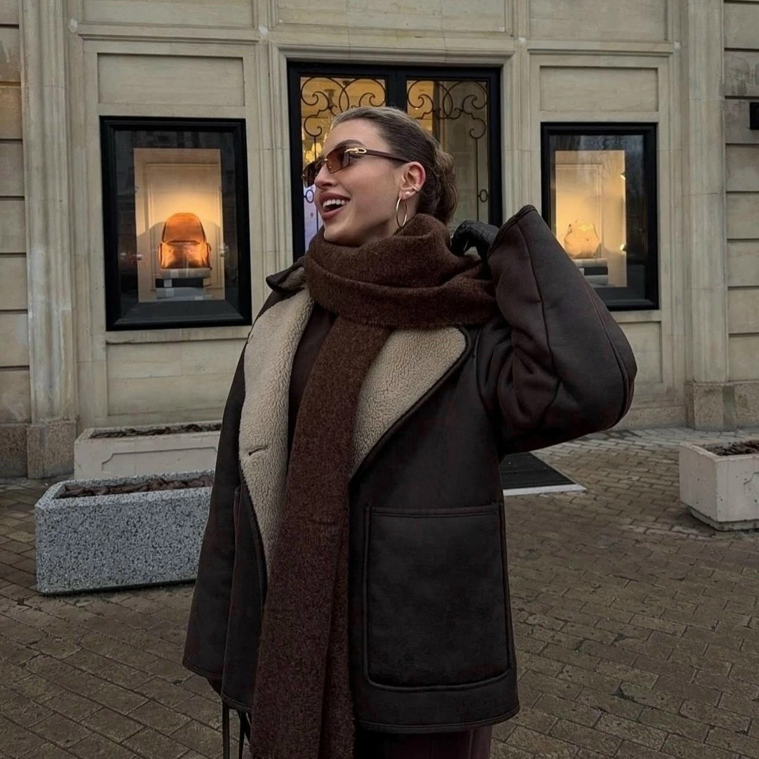 дубленка женская оверсайз,дубленка оверсайз,зимняя дубленка оверсайз,уличный стиль,дубленка женская