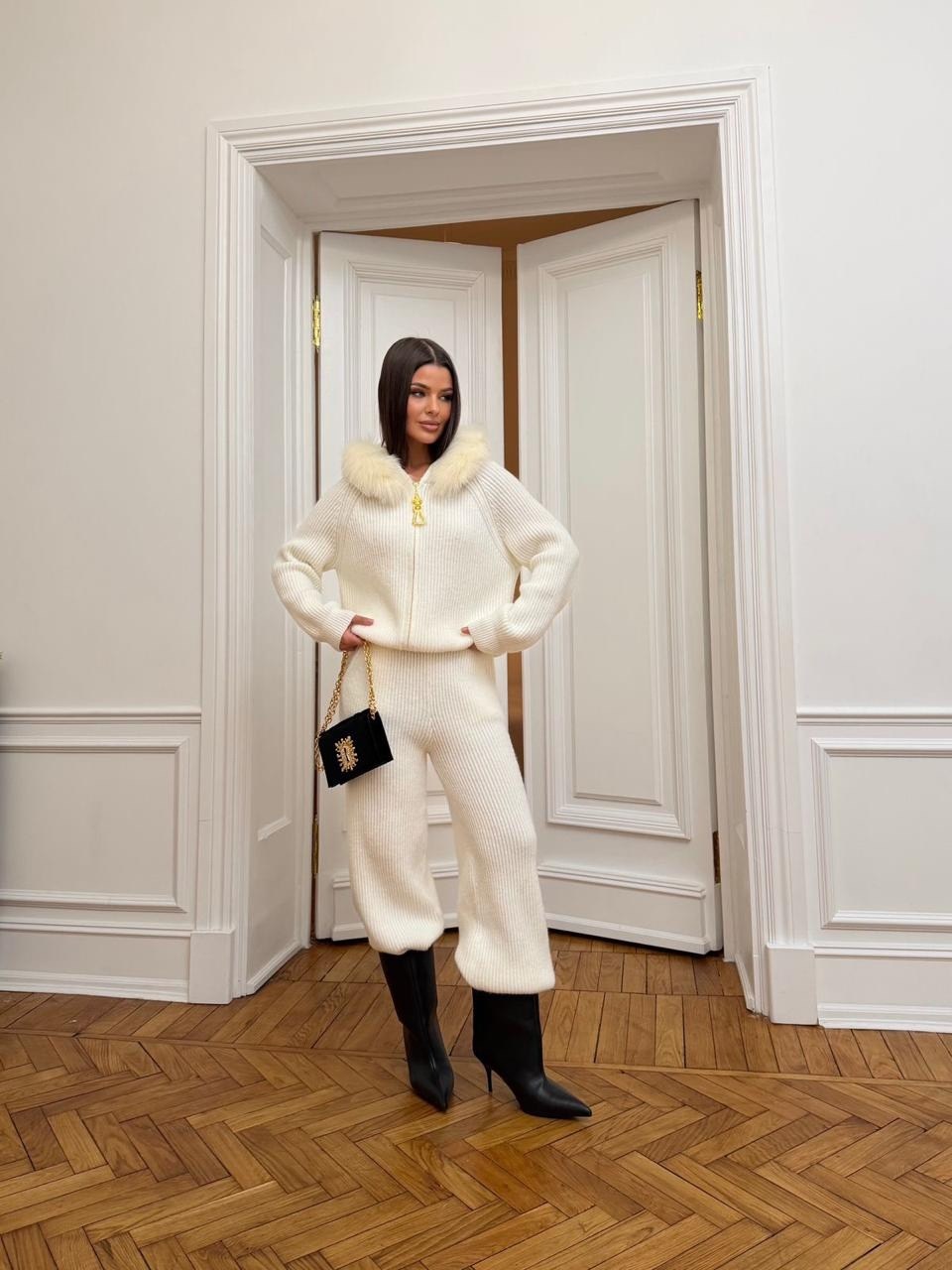 теплый костюм женский,вязаный костюм,трикотажный костюм,костюм с кардиганом,костюм с брюками