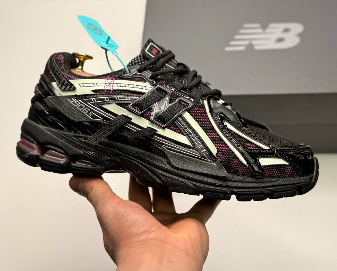 ,кроссовки new balance 1906a 'black dragon berry',кроссовки new balance 1906a,кроссовки,кроссовки new balance 1906a на шнуровке черный