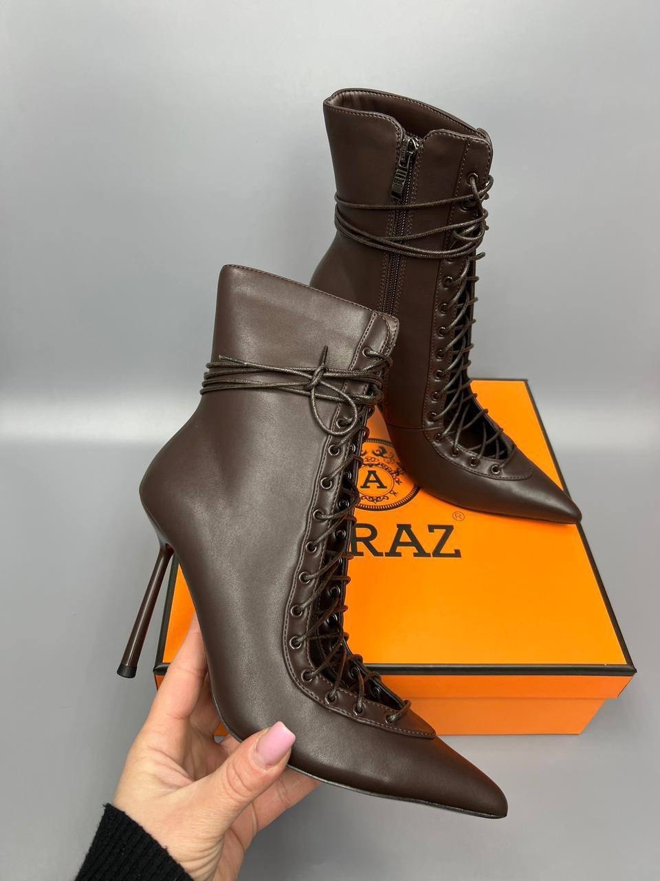 модные ботильоны,женские ботильоны,высокие ботинки zara на шнуровке женские,,ботильоны на каблуке