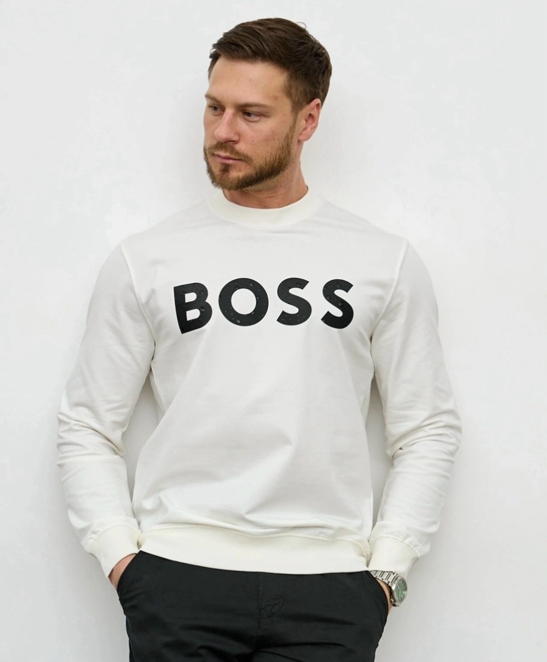 свитшот hugo boss,мужские толстовки hugo boss,свитшот хьюго босс черный,свитшот boss,толстовка boss
