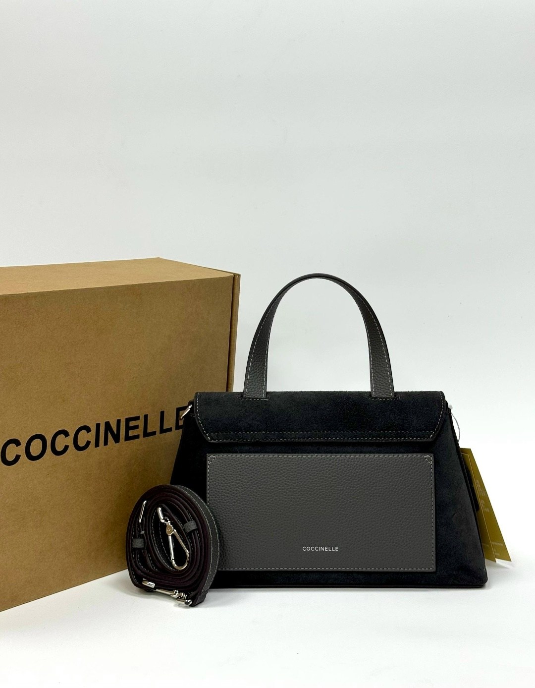 сумка coccinelle,сумка женская coccinelle натуральная замша,сумка coccinelle замша,замшевая сумка coccinelle,сумка coccinelle замша чёрная