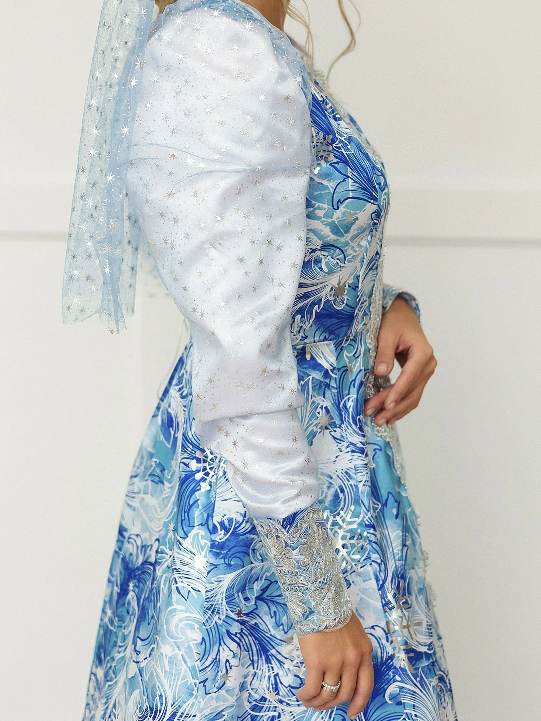 карнавальный костюм взрослый снегурочка царевна,костюм снегурочки,костюм снегурочка царевна batik casual мультиколор,костюм снегурочки для взрослых,костюм снегурочка царевна мультиколор