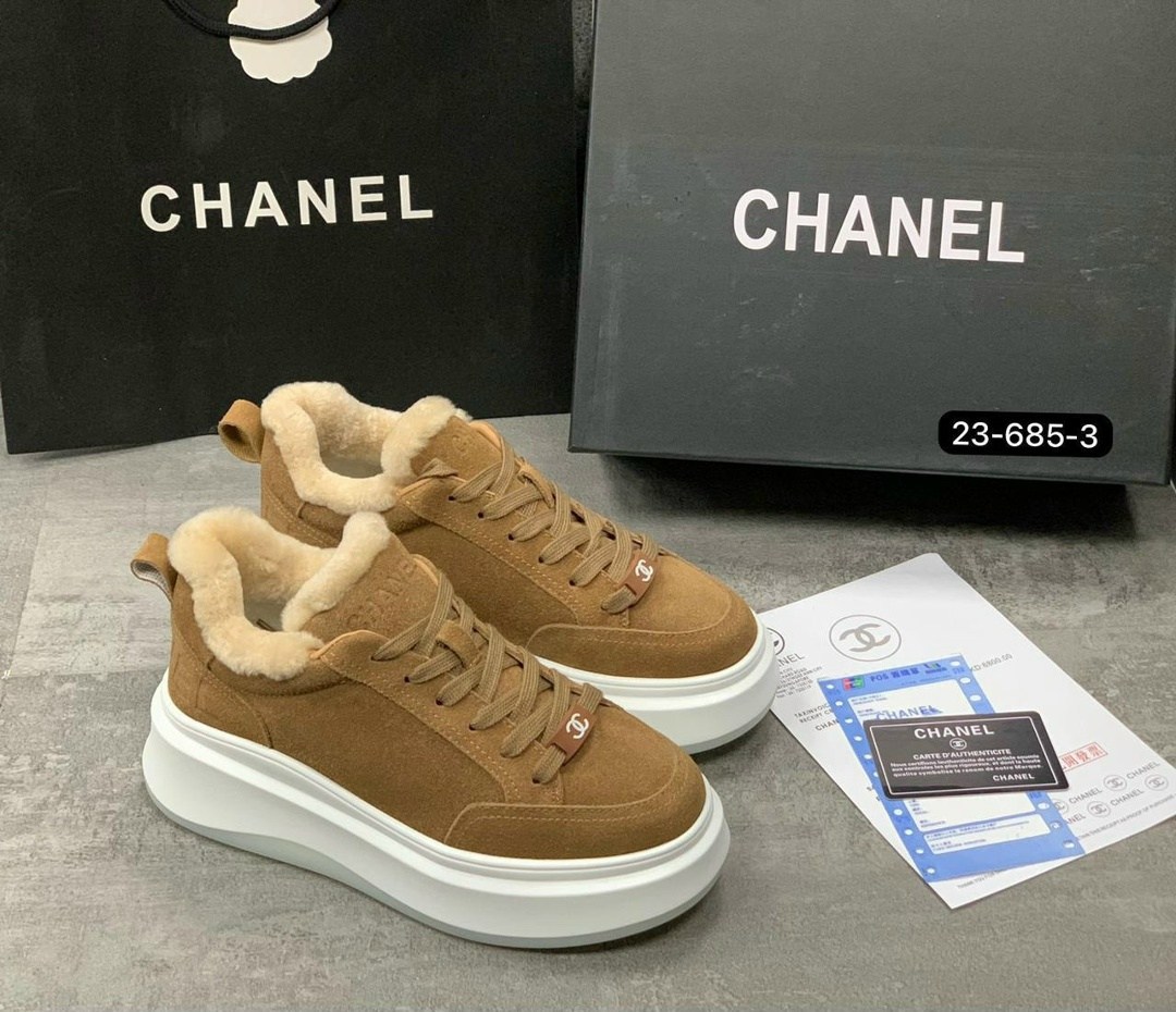 ,кеды chanel зимние premium shoes,кеды зимние chanel,женские кроссовки,кеды зимние/кроссовки теплые a9002-4m