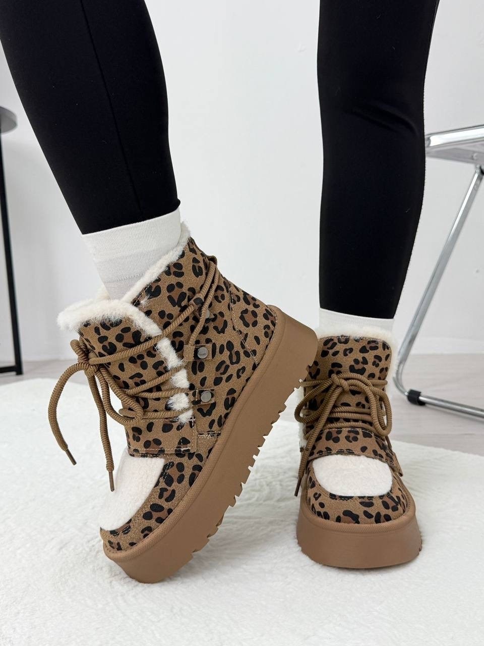 ,женские зимние угги с принтом лео,зимняя коллекция угги,женские угги,леопардовые ботинки