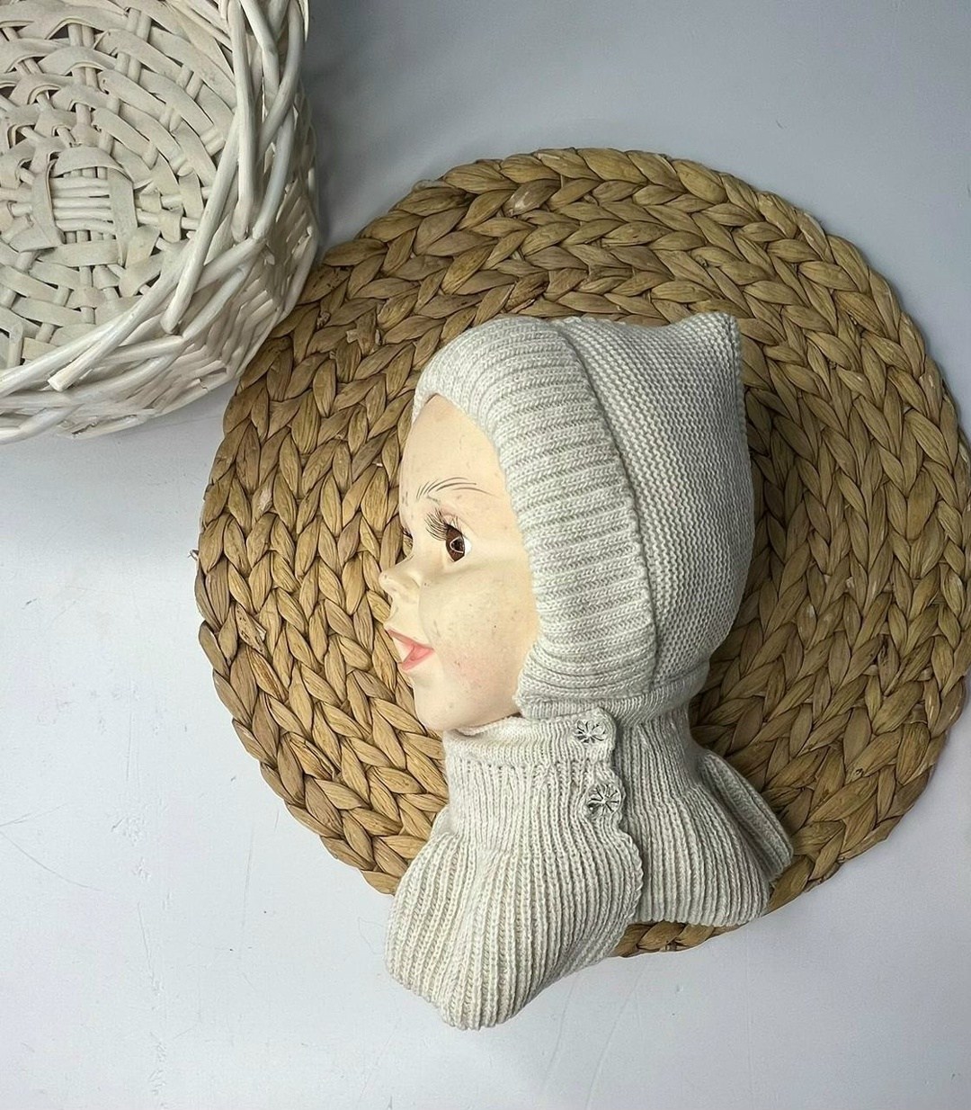 шапка шлем,шапка шлем для девочки,шапка шлем для новорожденного,вязаная шапка шлем,капор балаклава