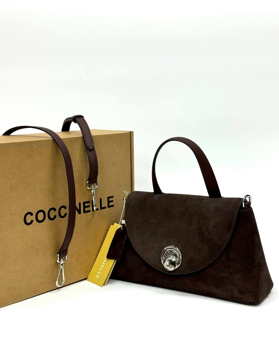 замшевая сумка coccinelle,замшевая сумка,замшевые coccinelle,сумка сэтчел замшевая nikla suede bim coccinelle,сумка женская замшевая