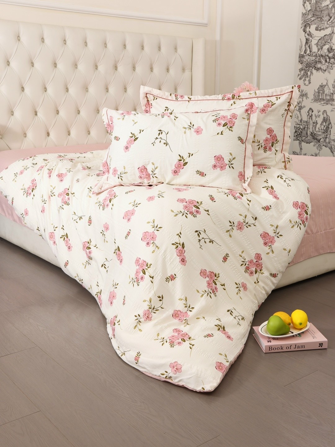комплект постельное белья,комплект постельного белья семейный бязь розовые бутоны бежевый трехгорная мануфактура,постельное бельё,комплект постельного белья евро "розовые бутоны" трехгорная мануфактур