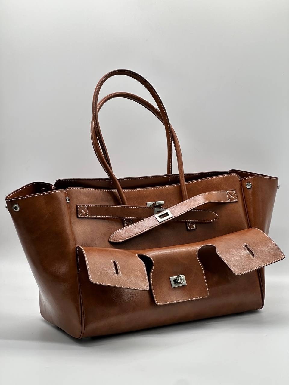 сумка женская,сумка balenciaga натуральная кожа 30-25 см реплика,сумка,сумка hermes birkin коричневая,сумка hermes birkin