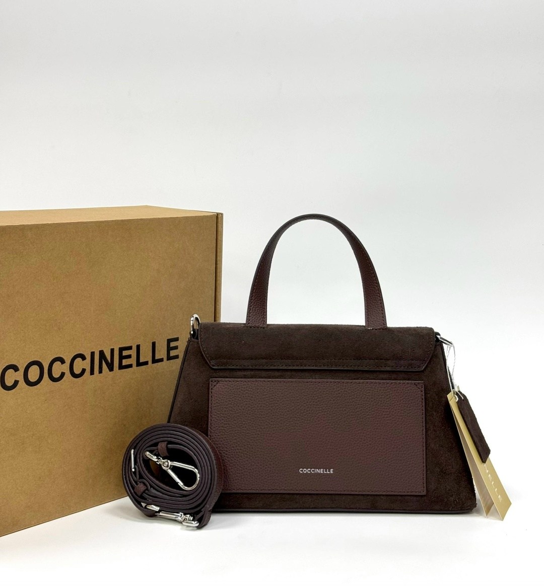 замшевая сумка coccinelle,замшевая сумка,замшевые coccinelle,сумка сэтчел замшевая nikla suede bim coccinelle,сумка женская замшевая