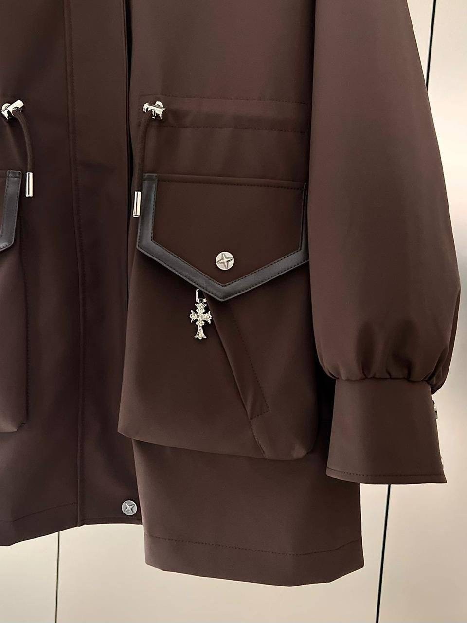 парка с мехом,куртка коричневая,зимняя куртка,женская куртка,парка женская