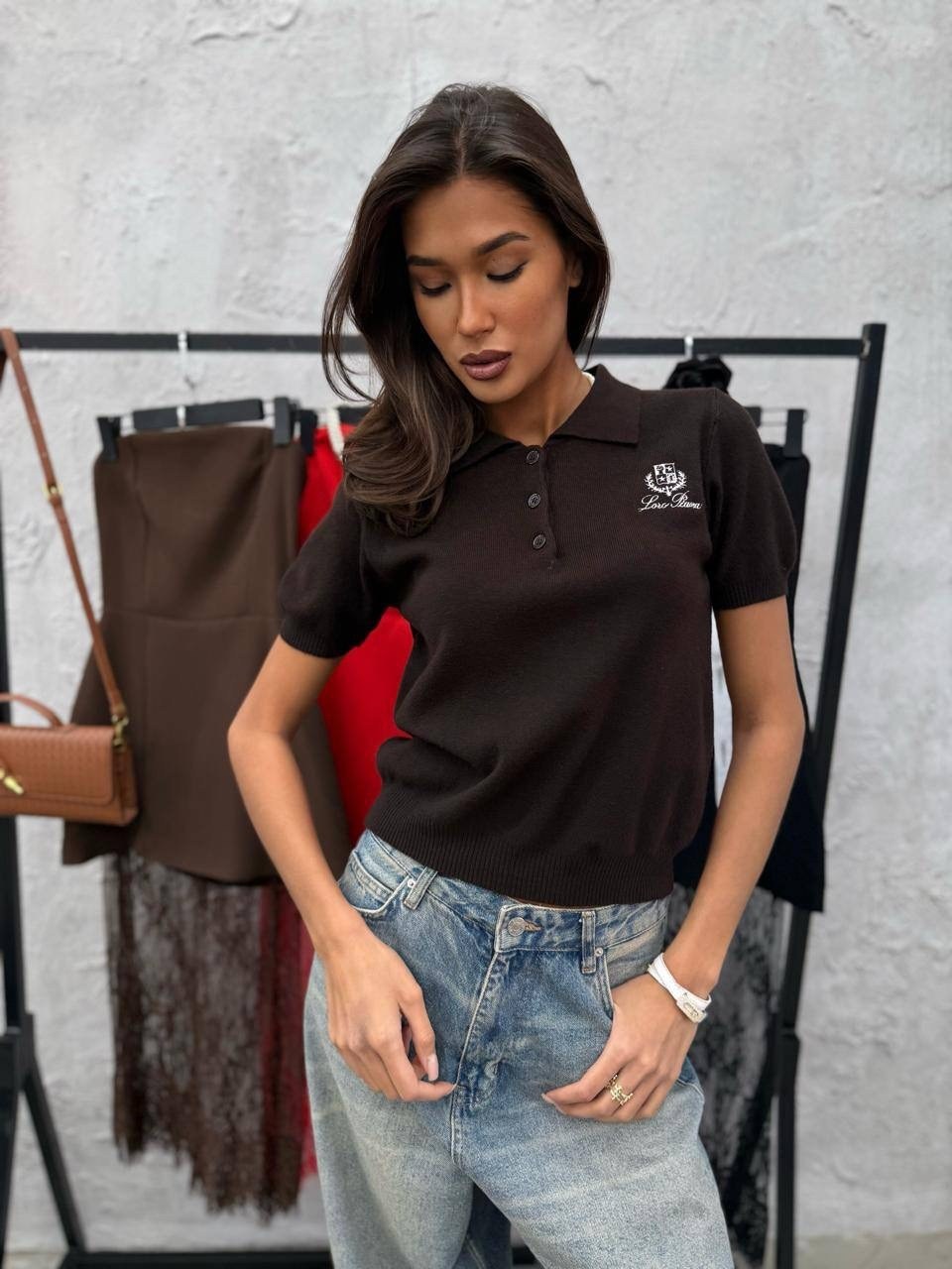 джемпер бежевый,женская кофта,трикотажный джемпер,джемпер,джемпер женский поло