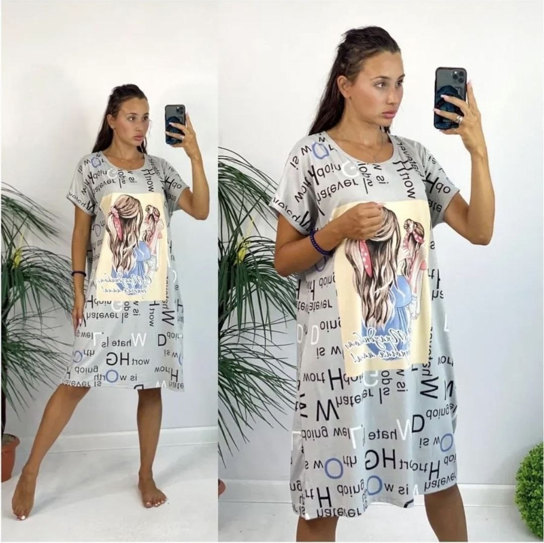 туника женская,туника домашняя,платье домашнее женское,туника платье,туника с принтом