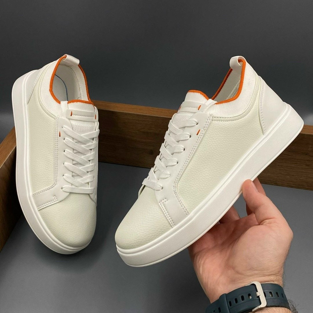 ,белые кеды мужские,кожаные кеды santoni,белые кеды,кеды стильные