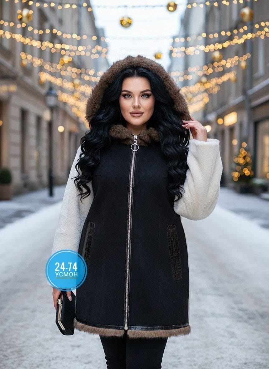 зимнее пальто дубленка с капюшоном dana zana,дубленка женская,дубленка зимняя женская,зимнее пальто дубленка с капюшоном dana zana 181312041,зимнее пальто