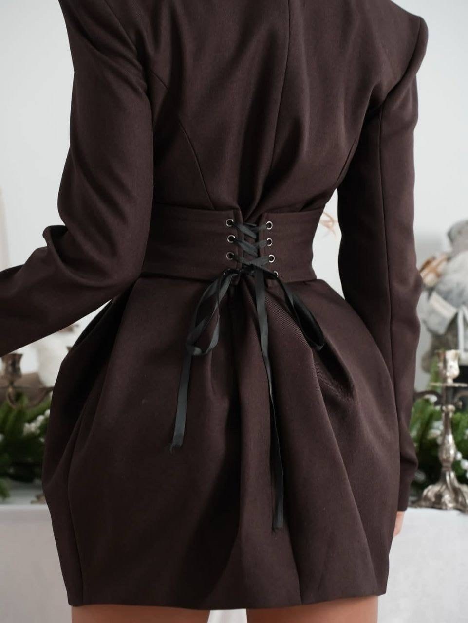 модное платье,пиджак удлиненный, приталенный с баской miaty 344753769,платье пиджак,пиджак приталенный