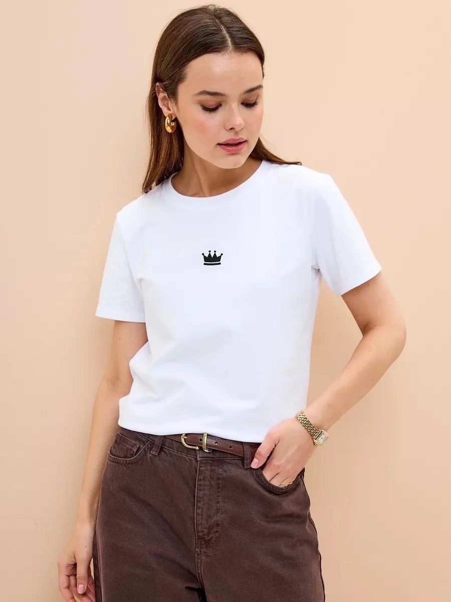 футболка женская с самолетом,женская футболка,женская белая футболка,базовая белая футболка,женская повседневная футболка