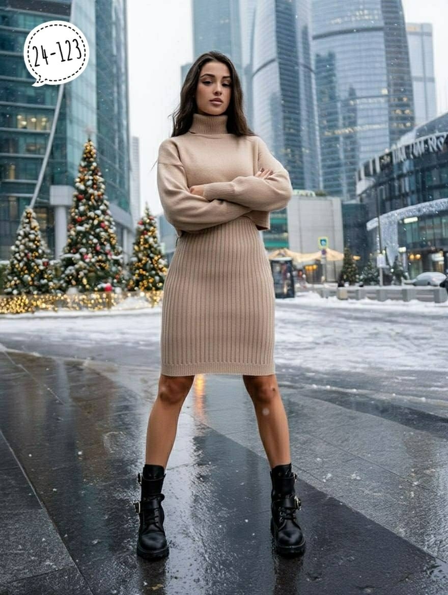 вязаный костюм с юбкой,вязаный костюм для женщин юбка и кофта,костюм платье с кофтой,теплый вязаный костюм с юбкой r&я,костюм с юбкой