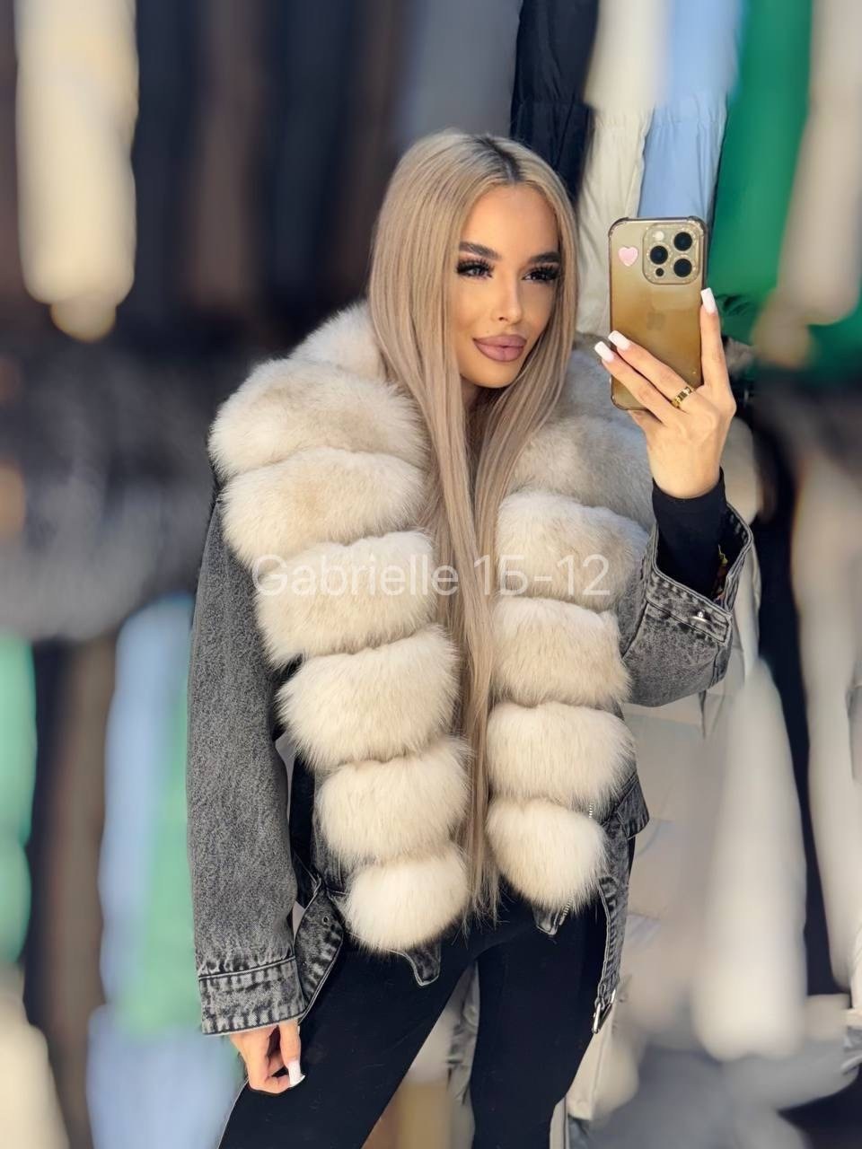 джинсовка с мехом песца,джинсовая куртка с натуральным мехом песца,куртка джинсовая с мехом песца,джинсовка с мехом,куртка джинсовая с мехом