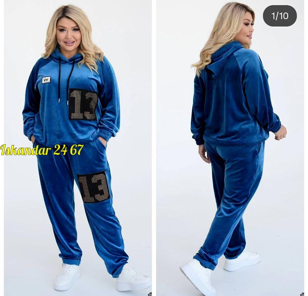 женский спортивный костюм больших размеров велюровый,женский спортивный костюм больших размеров,костюм женский спортивный больших размеров арт. 11547906,велюровый костюм,костюм женский спортивный боль