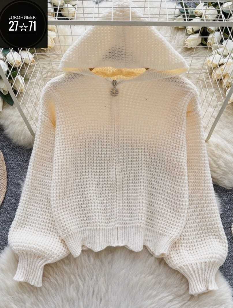 женская кофта,кардиган кофта,свитера с капюшоном,кардиган с капюшоном,вязаный кардиган с капюшоном