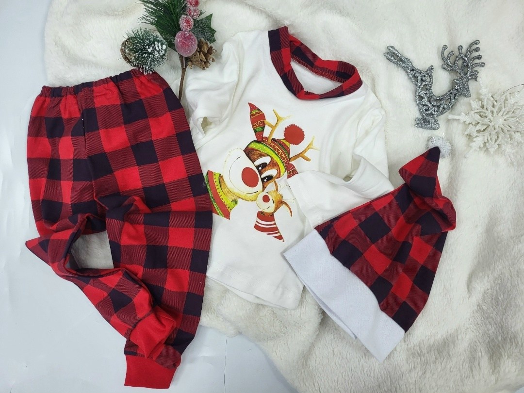 новогодний пижама для малыша,детская пижама новогодняя,новогодний комплект для малышей,новогодний пижама для малыша guf 187951321,новогодний пижама для малыша guf
