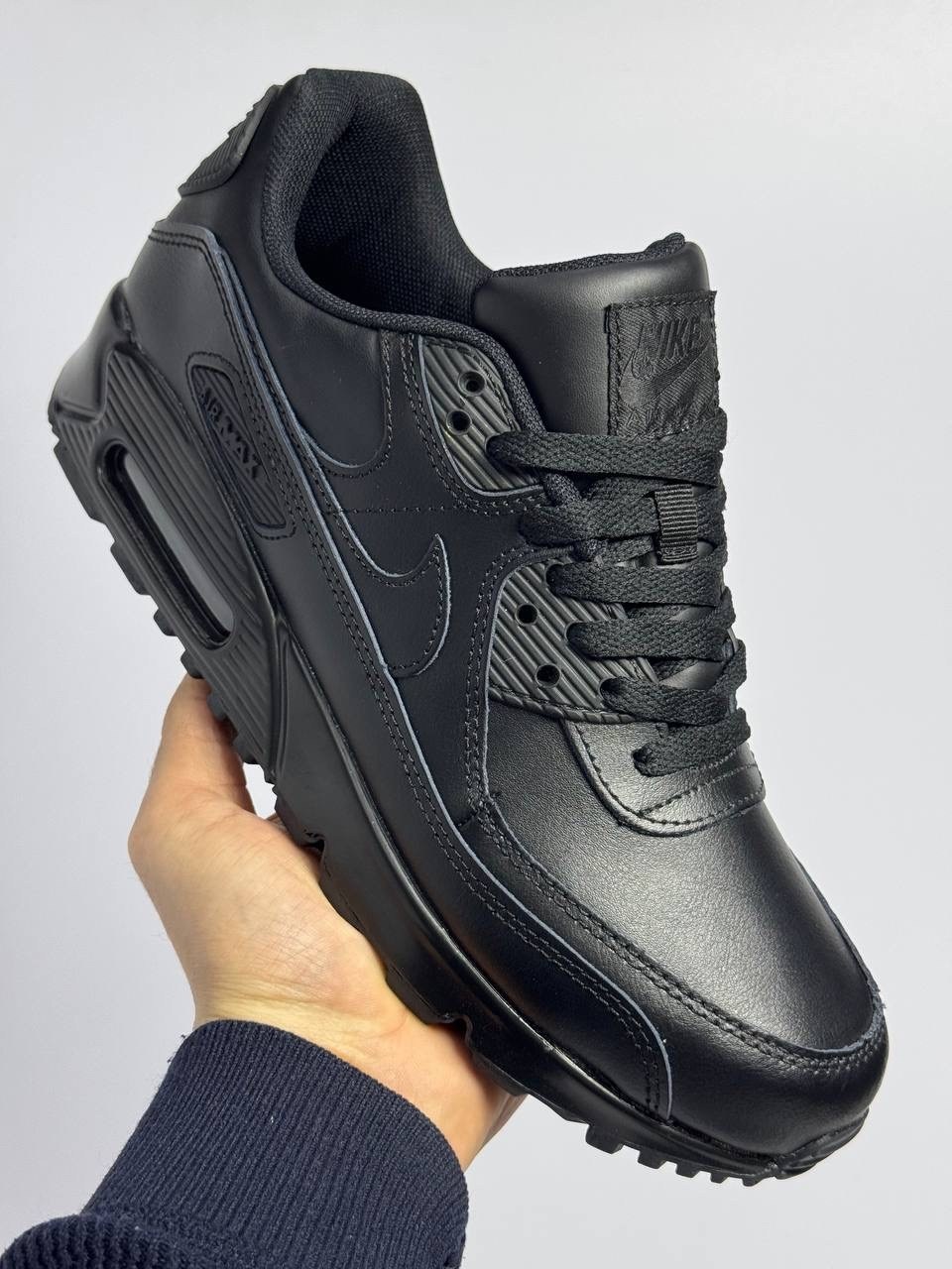 nike air max 90 leather black,nike air max 90 leather,кроссовки nike air max 90,кроссовки,nike air max 90 черные