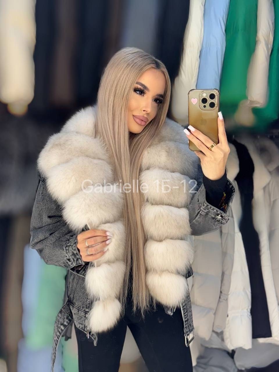 джинсовка с мехом песца,джинсовая куртка с натуральным мехом песца,куртка джинсовая с мехом песца,джинсовка с мехом,куртка джинсовая с мехом