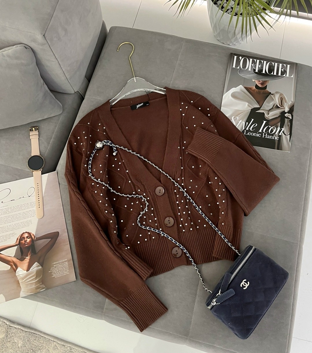 кофта кардиган,кардиган,женская кофта,кардиган на пуговицах,коричневый кардиган