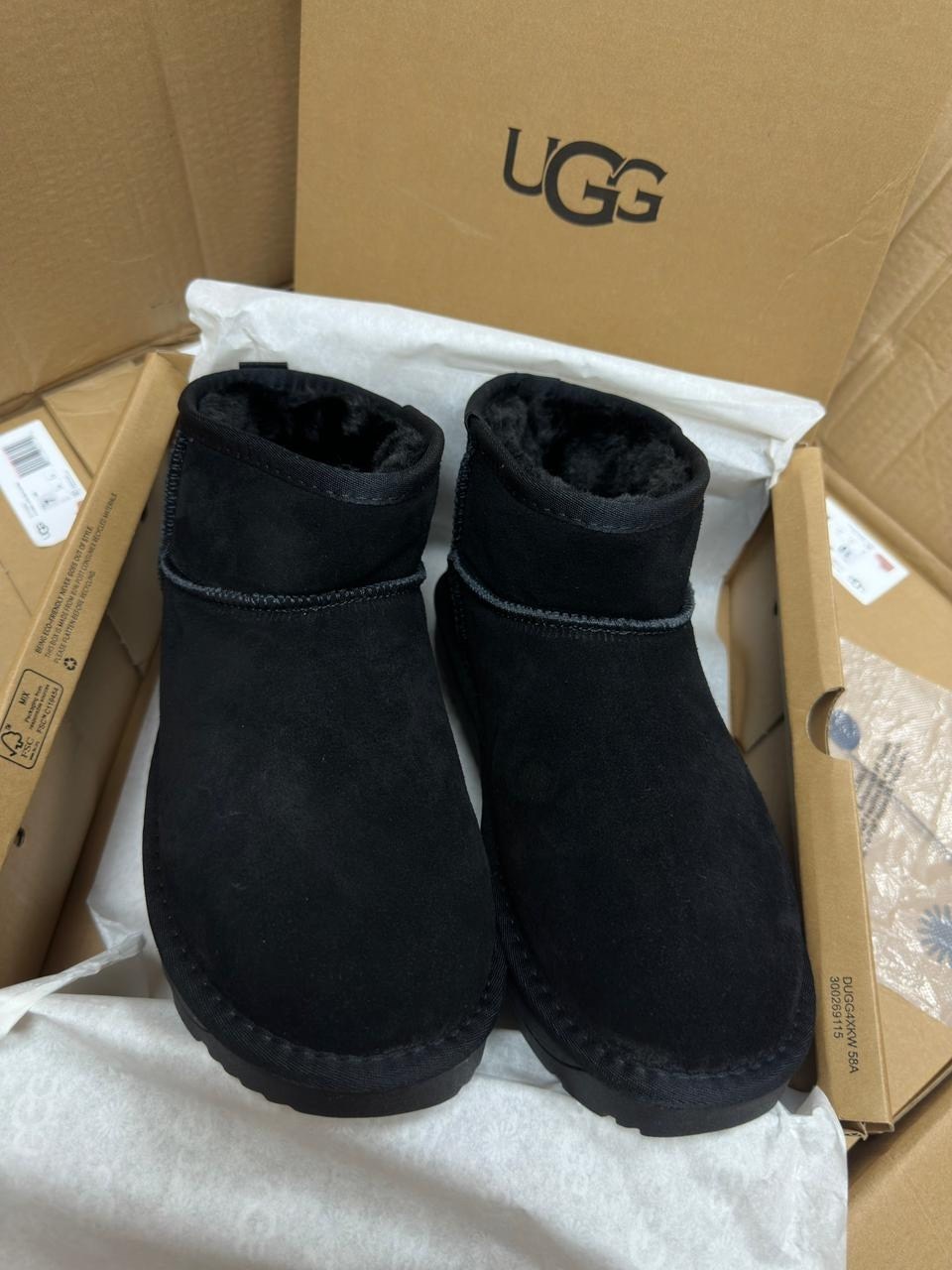 мужские угги ugg classic mini зимние черные,угги ugg,угги зимние мужские ugg модель 558458,мужские угги ugg mens classic ultra mini leather black,угги зимние мужские ugg арт.558458