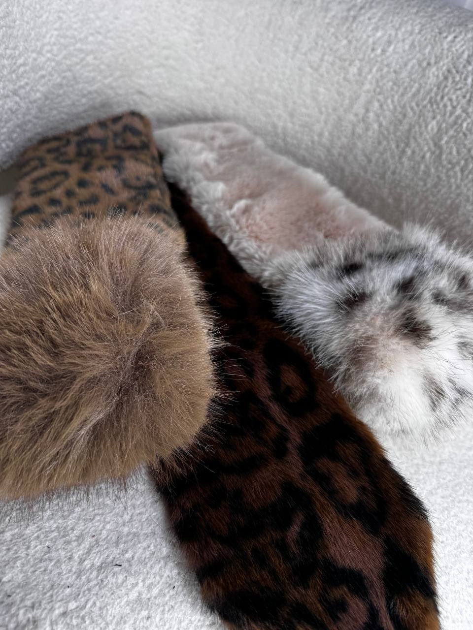 шарф меховой,шарф леопардовый,теплые шарфы,леопардовый мех,зимние теплые шарфы