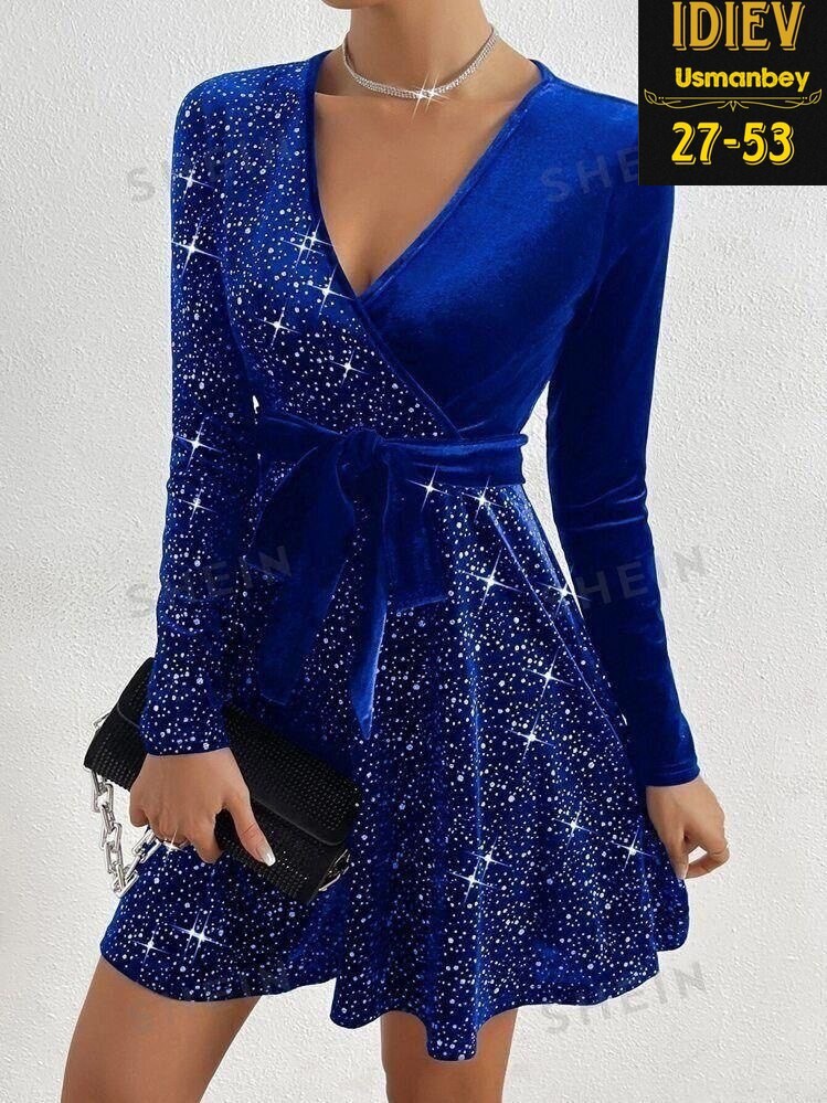 женское платье ткань велюр с пайетка,платье с пайетками женское,платье велюр,lbtfa женское платье ткань: велюр с пайетка,платье женское вечернее