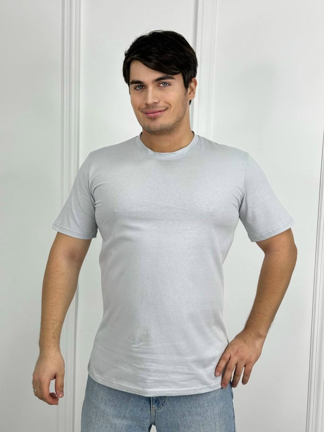 футболка мужская серая,футболка мужская однотонная,мужская футболка,футболки мужские больших размеров,универсальные футболки