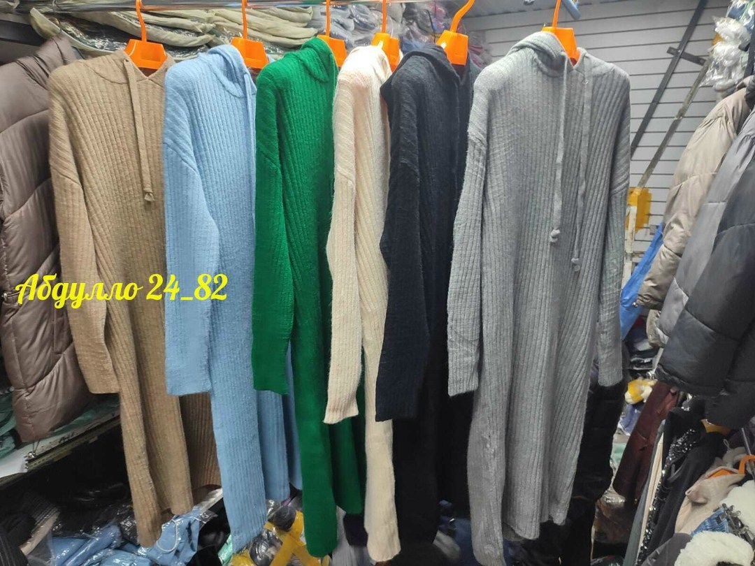 женское платье вязаное,вязаное платье,платье женская,теплое платье,теплое платье с капюшоном