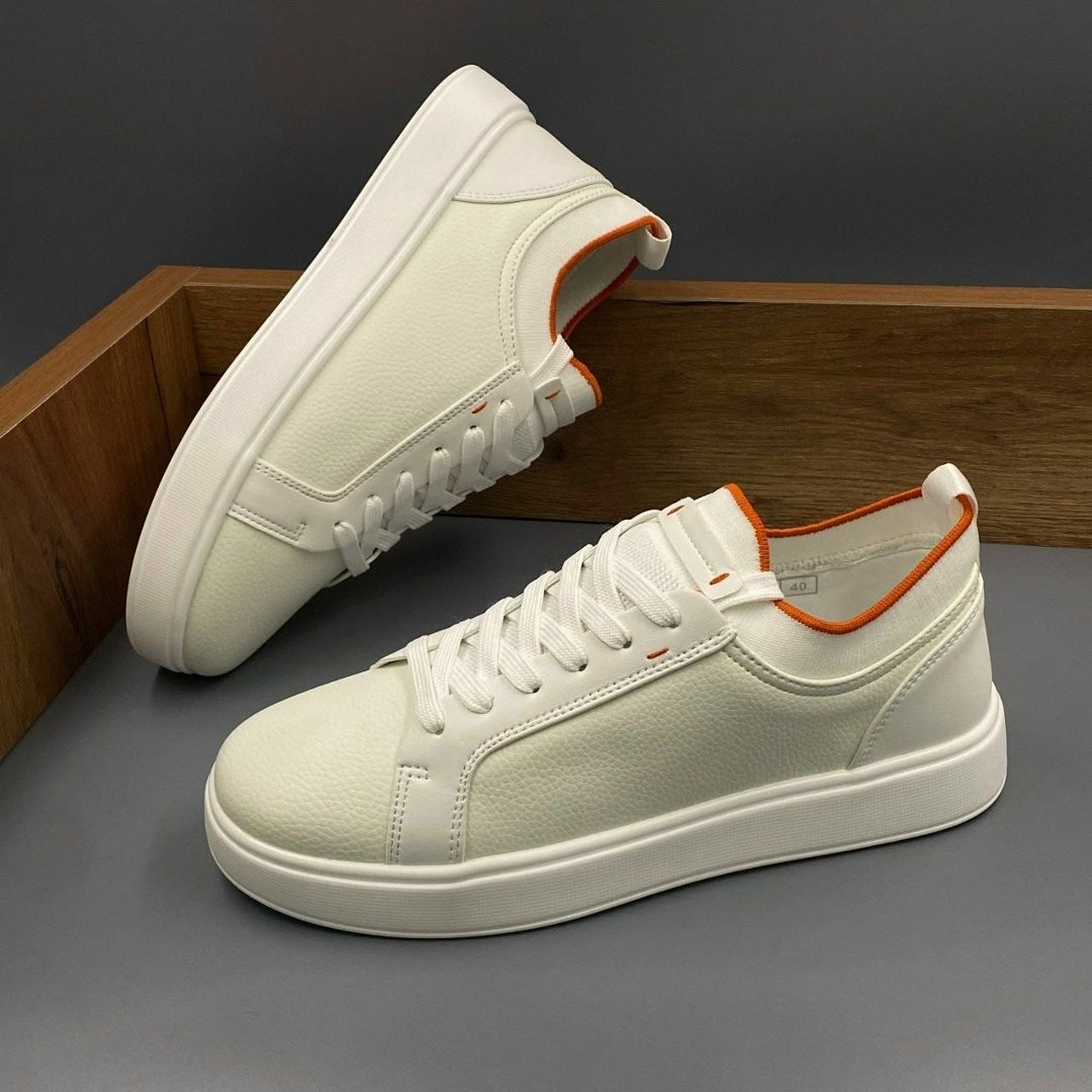 ,белые кеды мужские,кожаные кеды santoni,белые кеды,кеды стильные