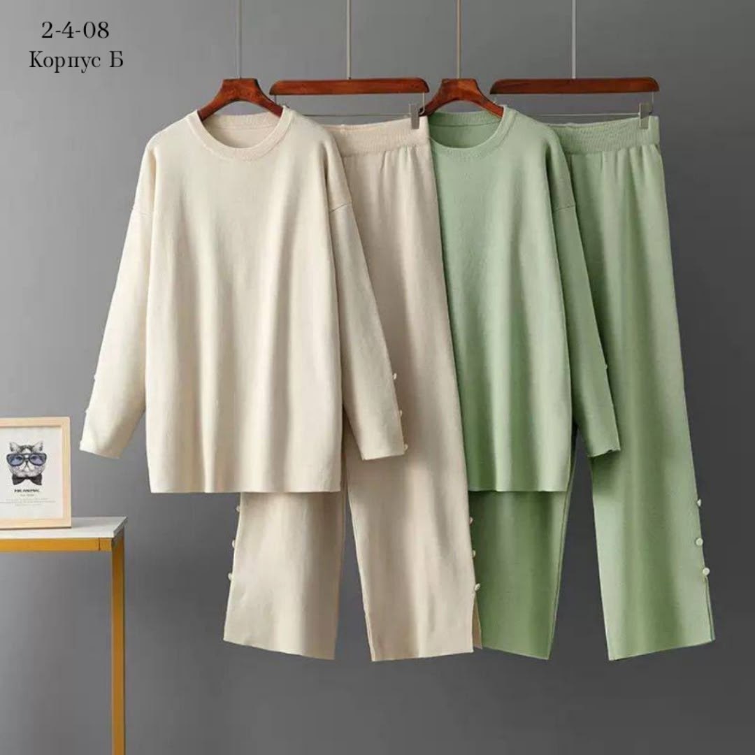 трикотажные костюмы,трикотажный костюм женский,костюм с брюками,брюки комплект,костюм женский